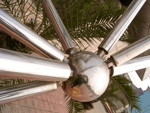 巴中不锈钢螺栓球网架